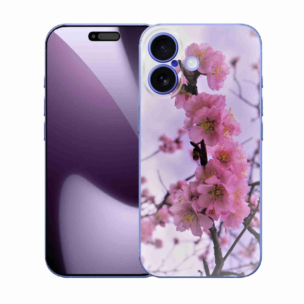 Gelový kryt mmCase na iPhone 17 - květiny 7