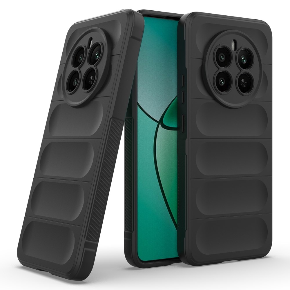 Rugg odolný gelový obal na Realme 12+ 5G - černý