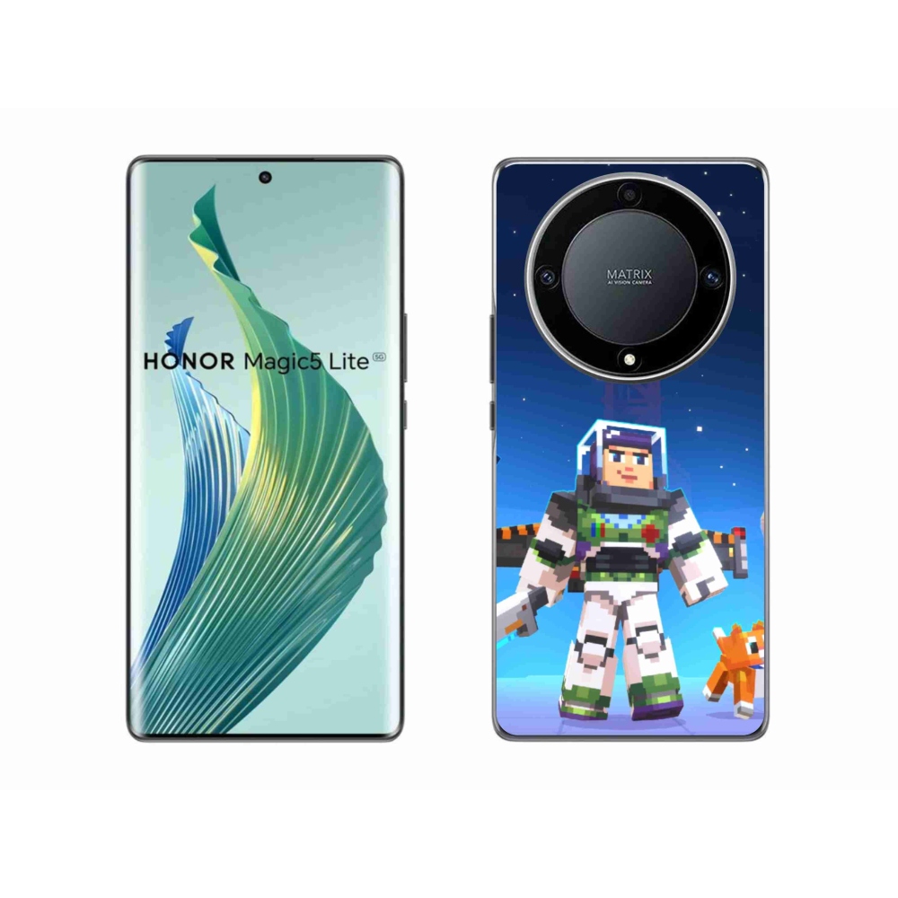 Gelový kryt mmCase na Honor Magic 5 Lite 5G - minecraft 2