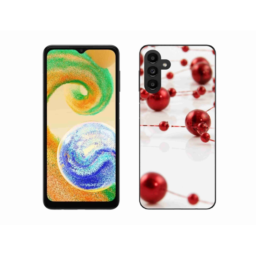 Gelový kryt mmCase na Samsung Galaxy A04s (164.7x76.7x9.1mm) - vánoční řetěz