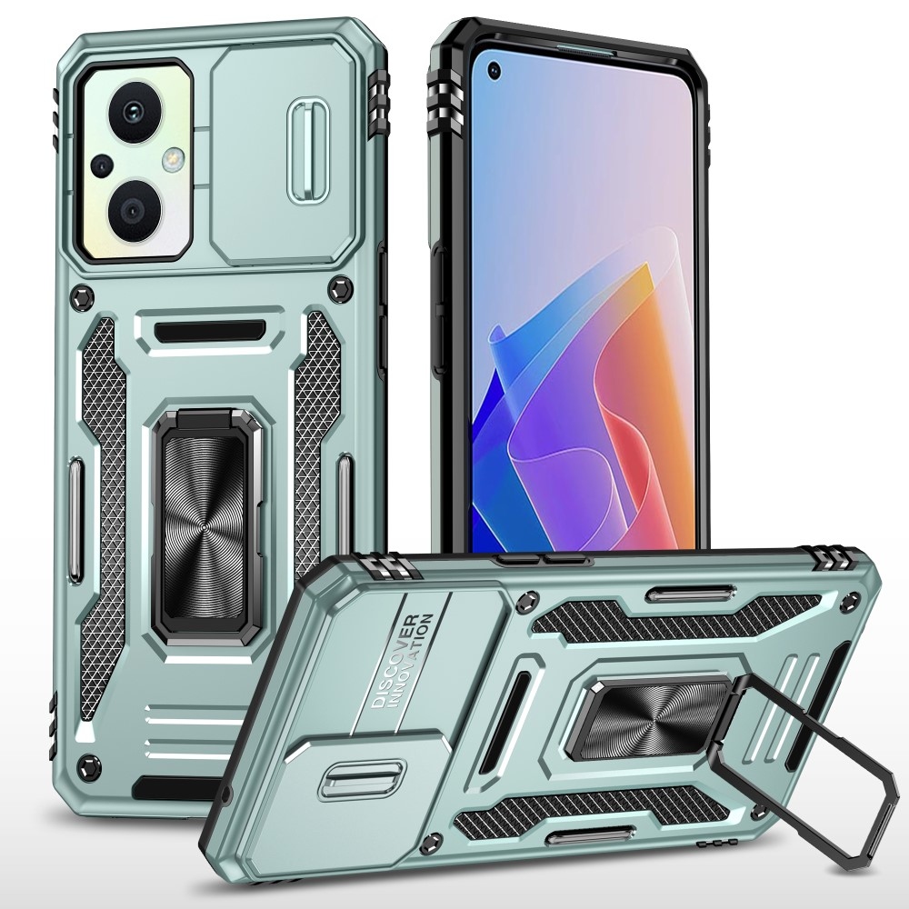 Lens odolný hybridní kryt na Oppo Reno 7 Lite 5G - světlezelený