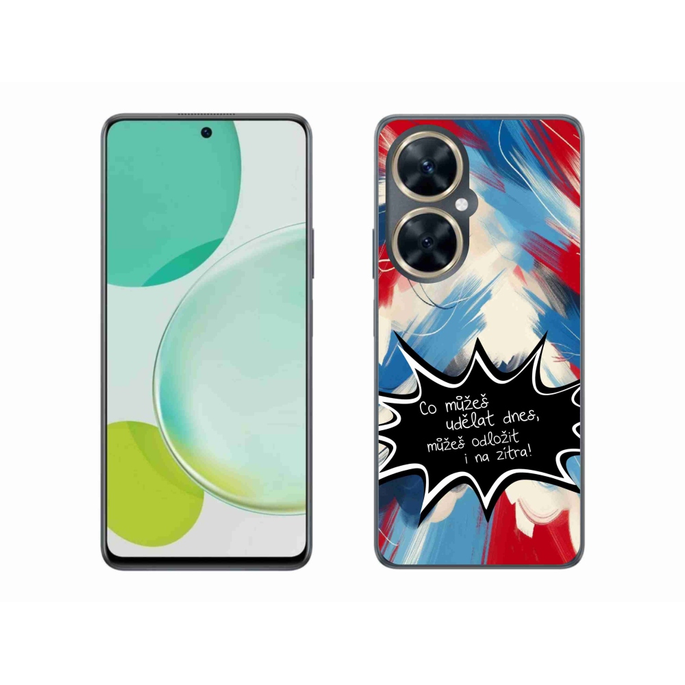 Gelový kryt mmCase na Huawei Nova 11i - vtipný text 9 černé pozadí