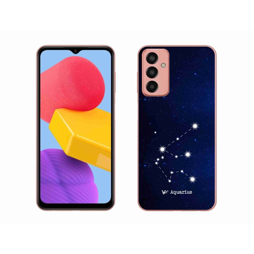 Gelový kryt mmCase na Samsung Galaxy M13 - souhvězdí Vodnáře