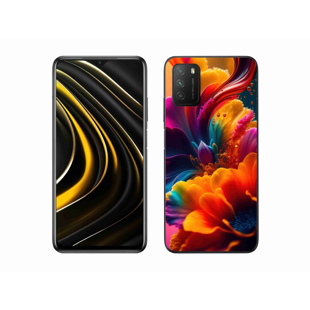 Gelový kryt mmCase na Xiaomi Poco M3 - abstraktní motiv 2