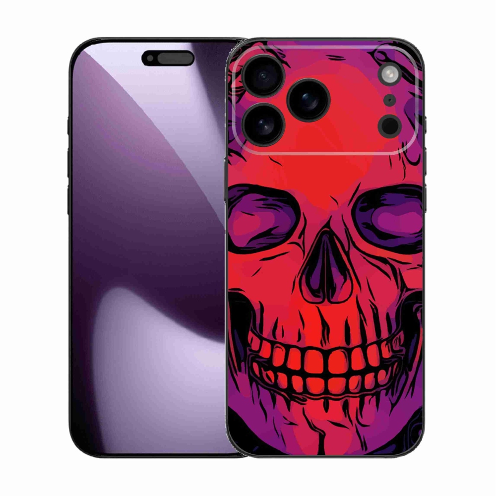 Gelový kryt mmCase na iPhone 17 Pro Max - lebka