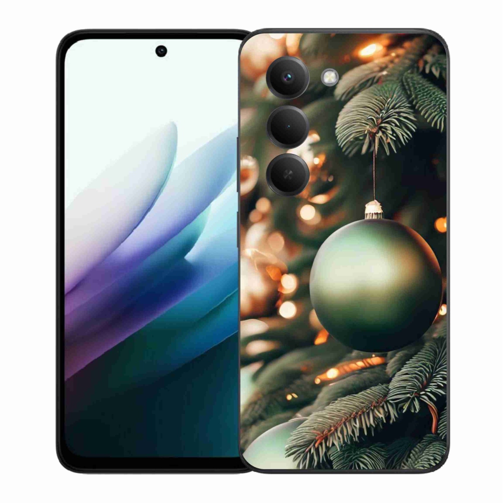 Gelový kryt mmCase na Xiaomi Redmi 15 4G/5G (171mm) - vánoční ozdoby 1
