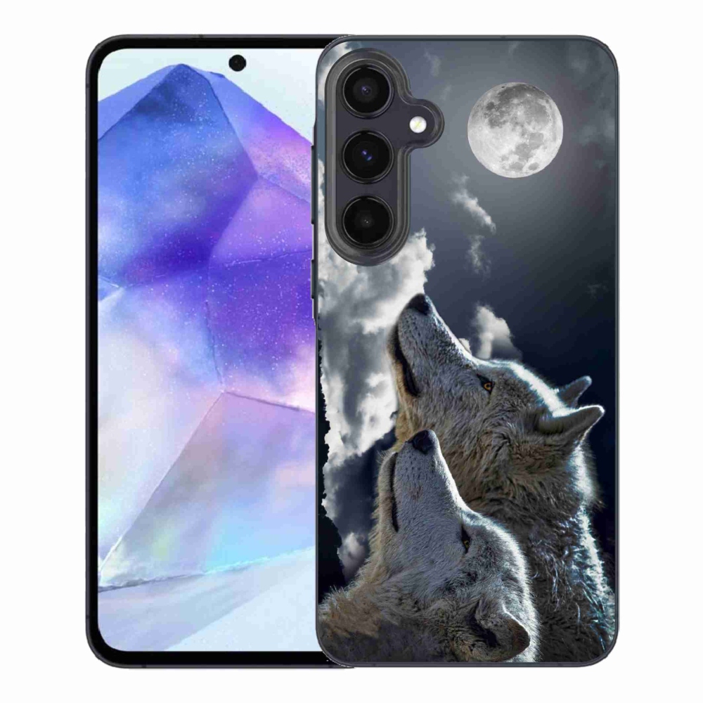 Gelový kryt mmCase na Samsung Galaxy A55 5G - vlci