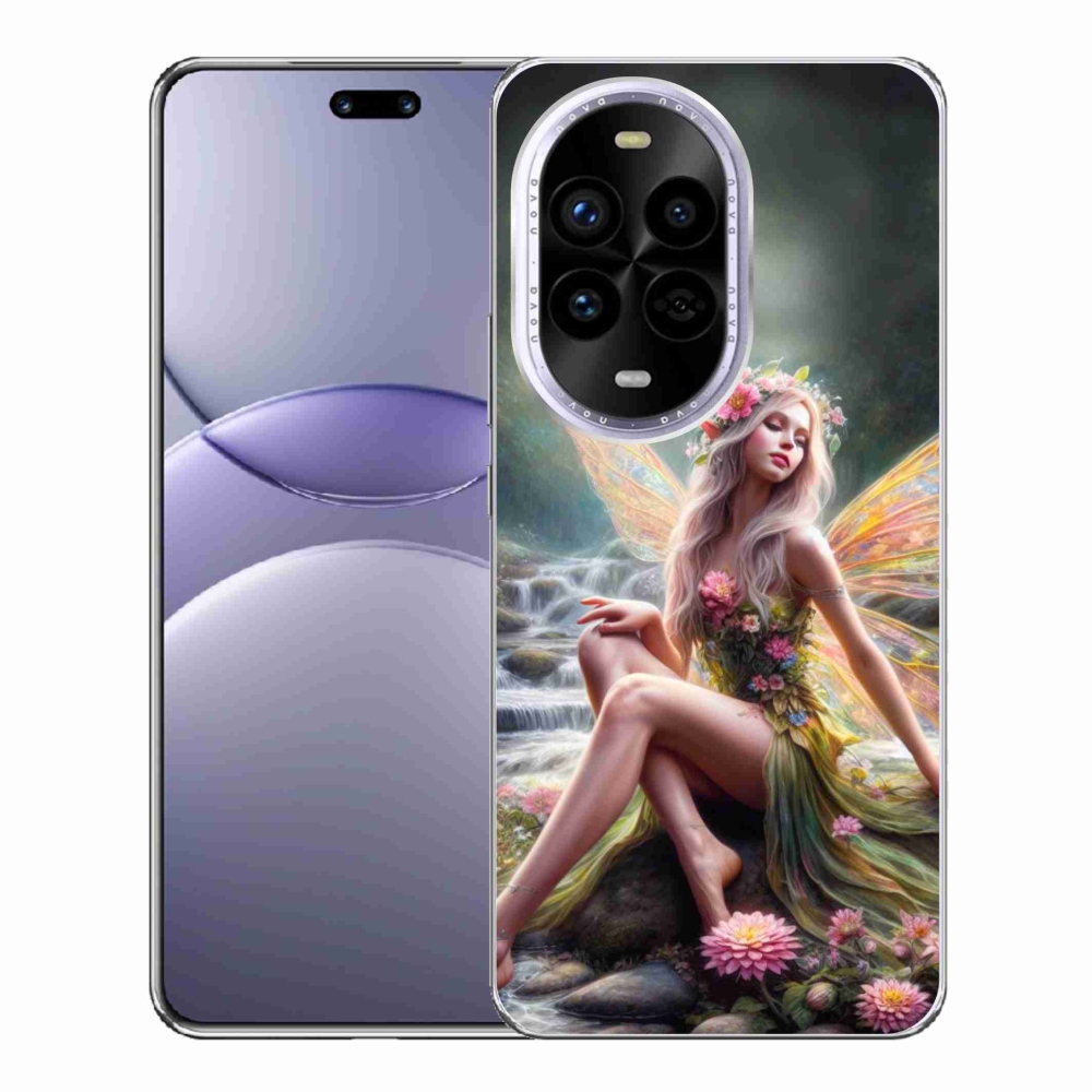 Gelový kryt mmCase na Huawei Nova 13 Pro 5G - motýlí žena 1