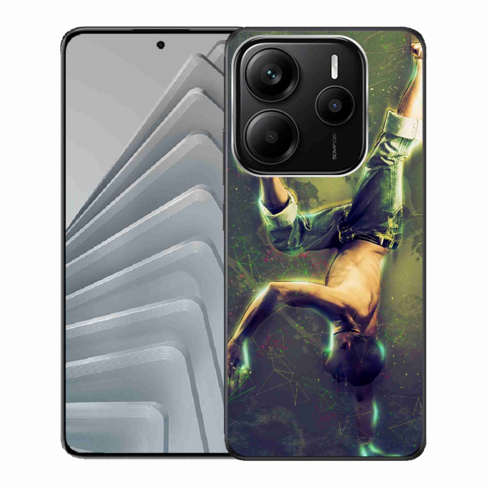 Gelový kryt mmCase na Xiaomi Redmi Note 14 5G - breakdance