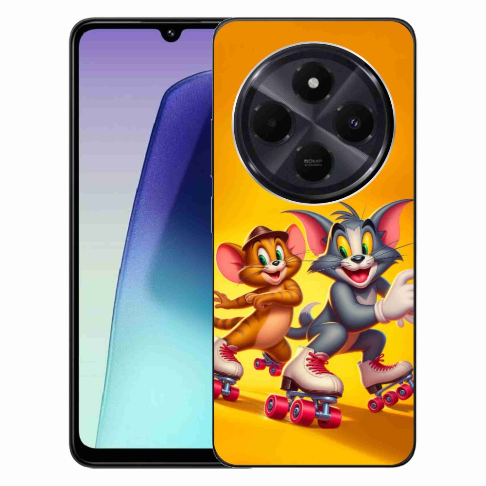 Gelový kryt mmCase na Xiaomi Redmi 14C/Poco C75 - tom a jerry