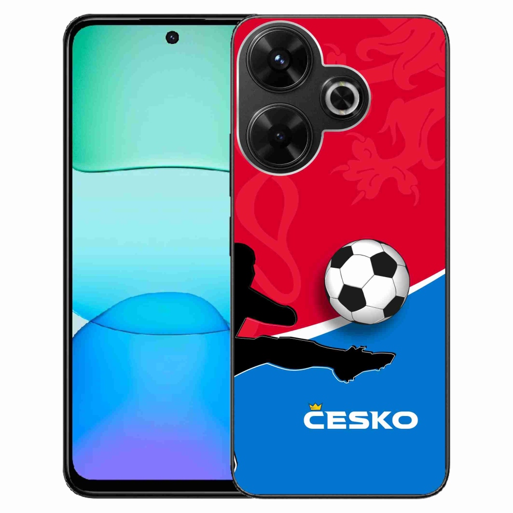 Gelový kryt mmCase na Xiaomi Redmi 13 4G/Poco M6 4G  - fotbal Česko 2