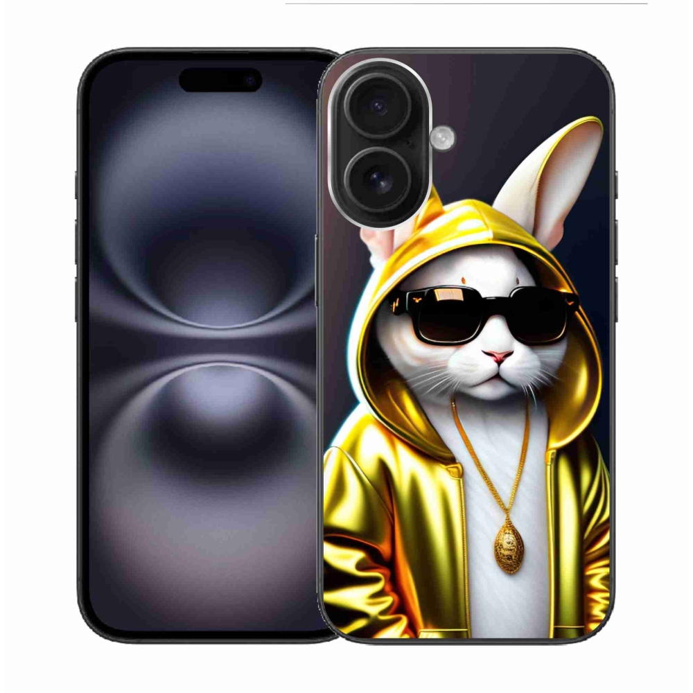Gelový kryt mmCase na iPhone 16 - kočka boss