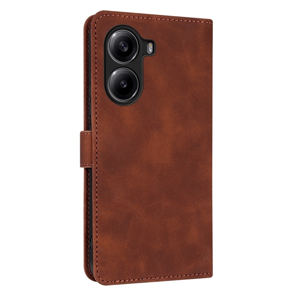 AZNS Case knížkové pouzdro na Xiaomi Poco X7 Pro 5G - hnědé