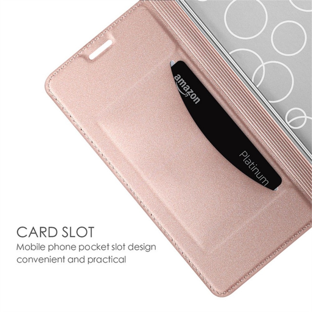 DUX knížkové pouzdro na Vivo X100 Pro 5G - růžovozlaté
