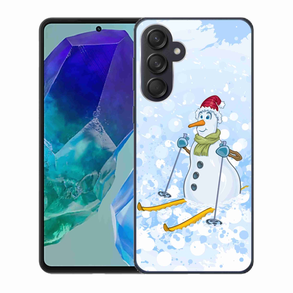 Gelový kryt mmCase na Samsung Galaxy M55 5G - sněhulák