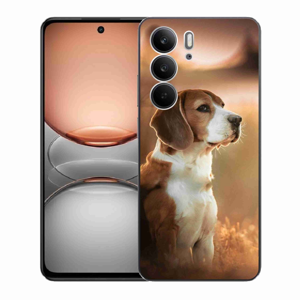 Gelový kryt mmCase na Realme C75 - bígl