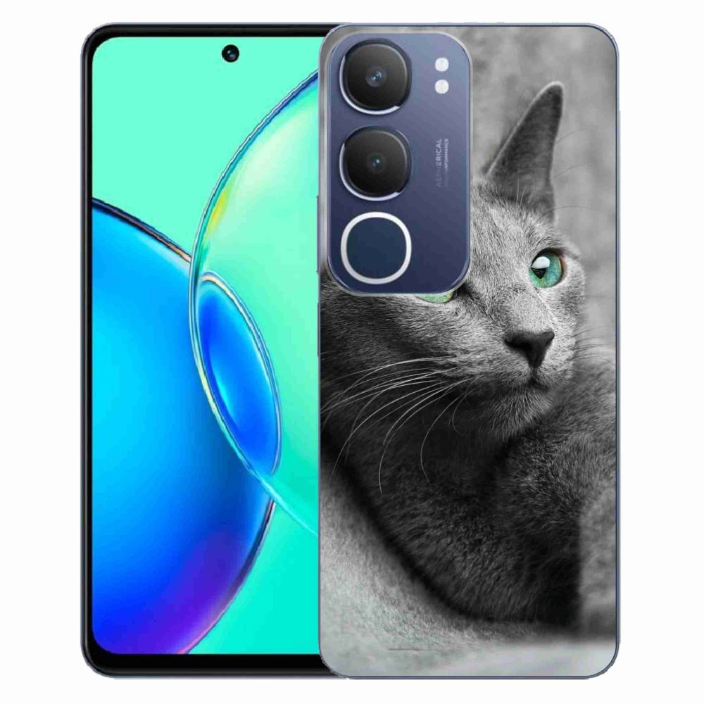 Gelový kryt mmCase na Vivo Y19s - kočka 2