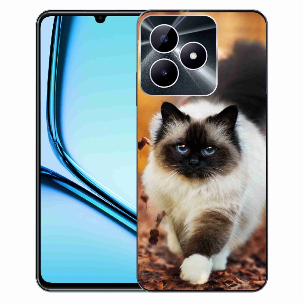 Gelový obal mmCase na Realme Note 50 - kočka