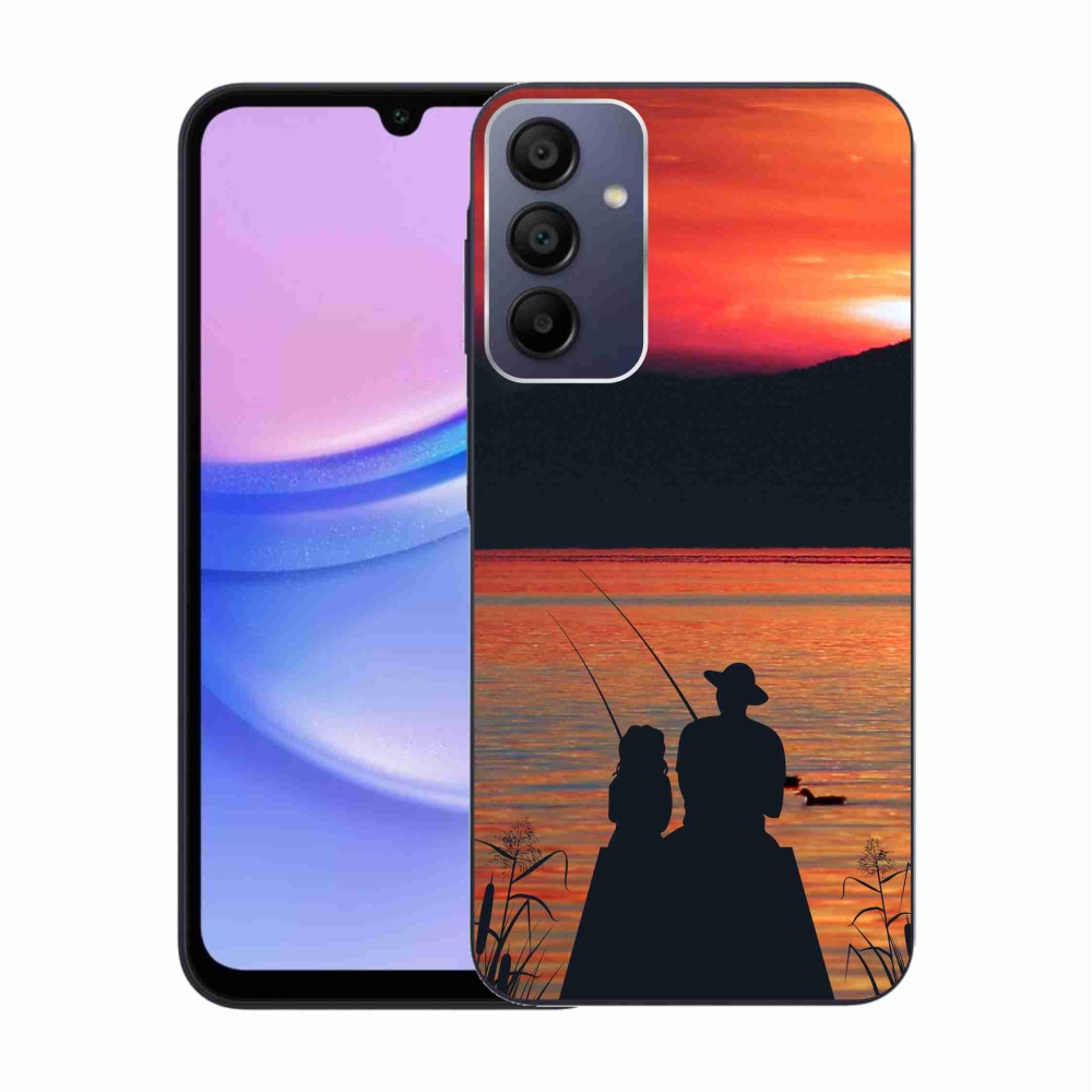 Gelový kryt mmCase na Samsung Galaxy A15 4G/5G - rybaření 3