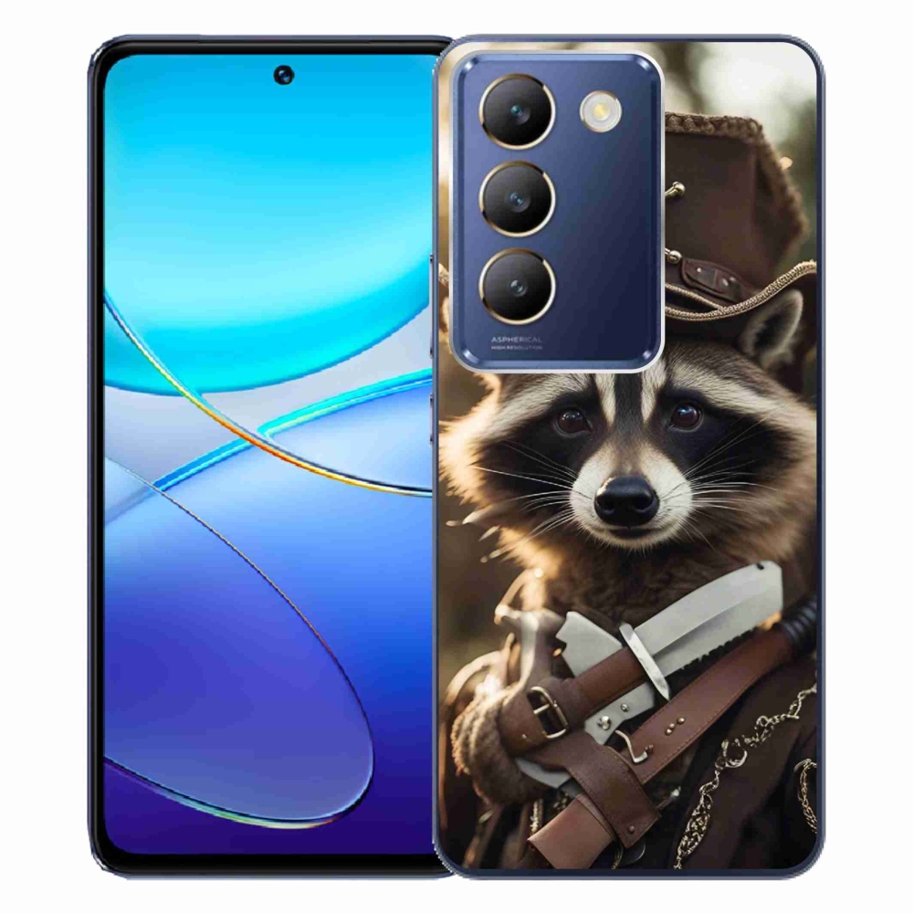 Gelový kryt mmCase na Vivo V40 SE 4G/5G - mýval v uniformě