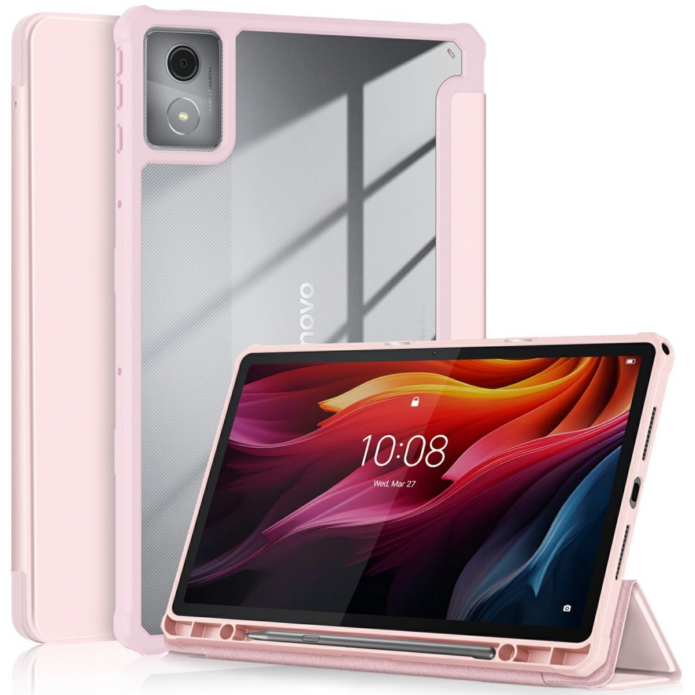 Case chytré zavírací pouzdro na tablet Lenovo Tab K11 Plus - růžové