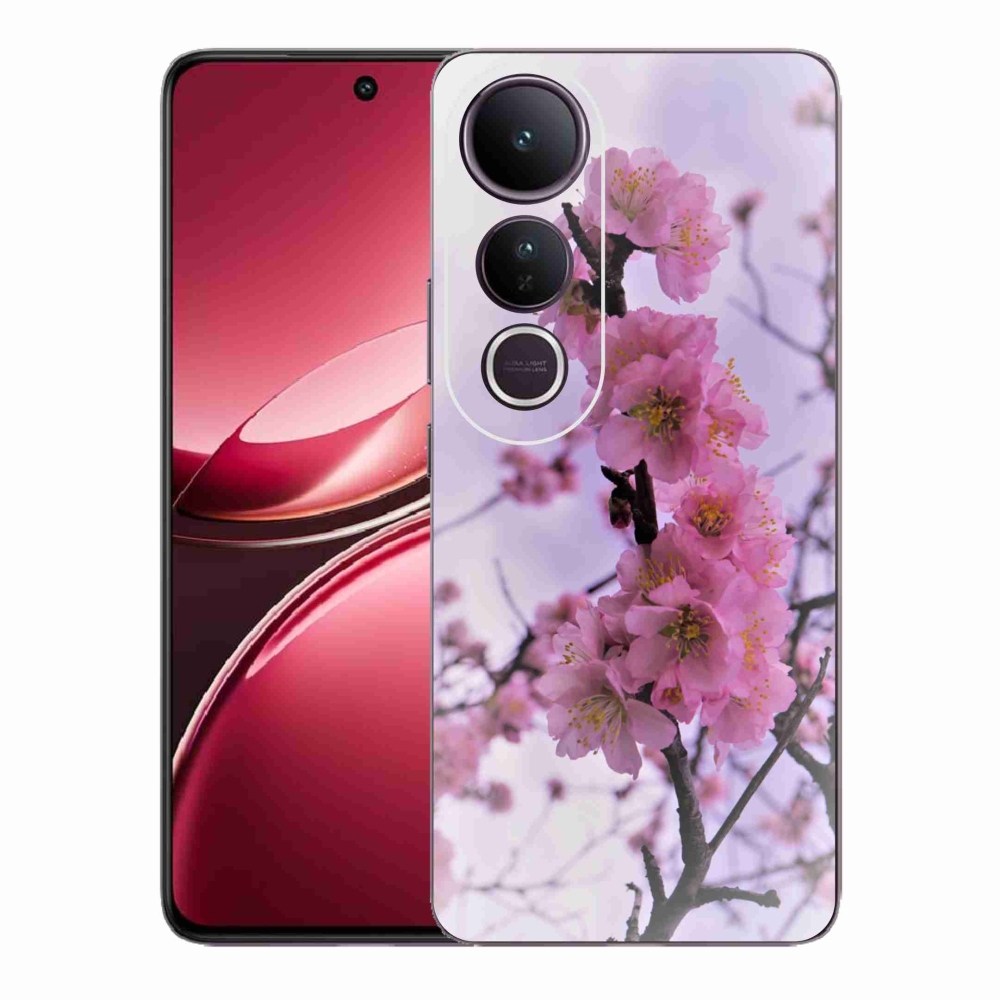 Gelový kryt mmCase na Vivo V50 Lite 4G/5G - květiny 7