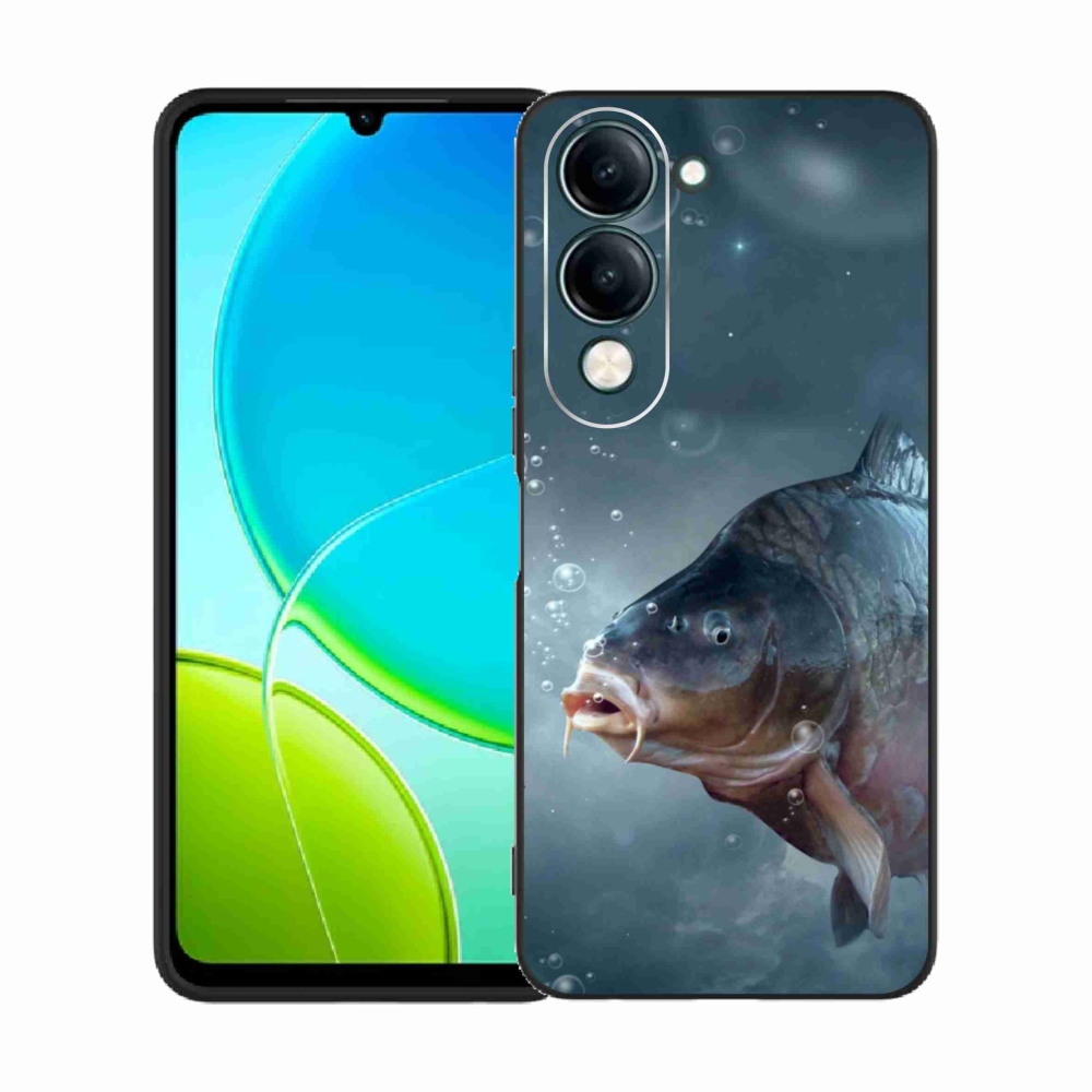 Gelový kryt mmCase na Vivo Y29s 5G - kapr a bublinky