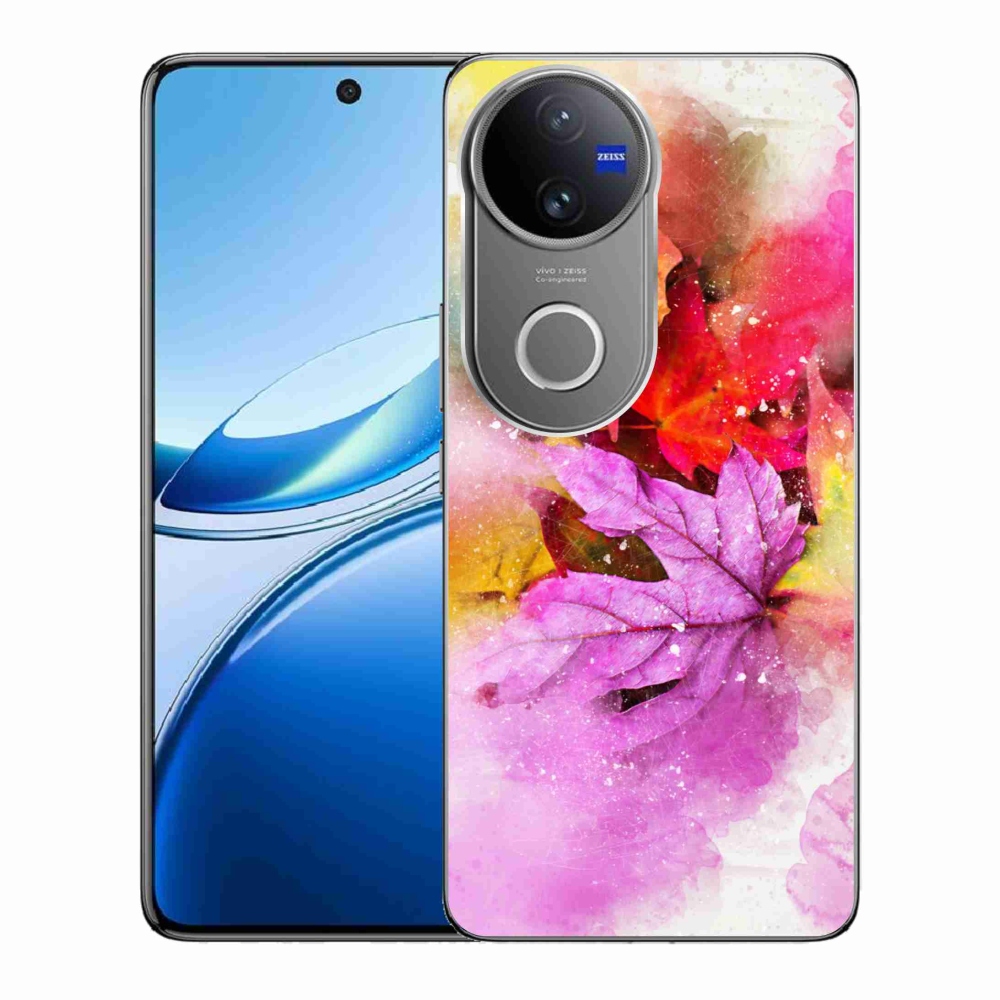Gelový kryt mmCase na Vivo V50 5G - barevné listy