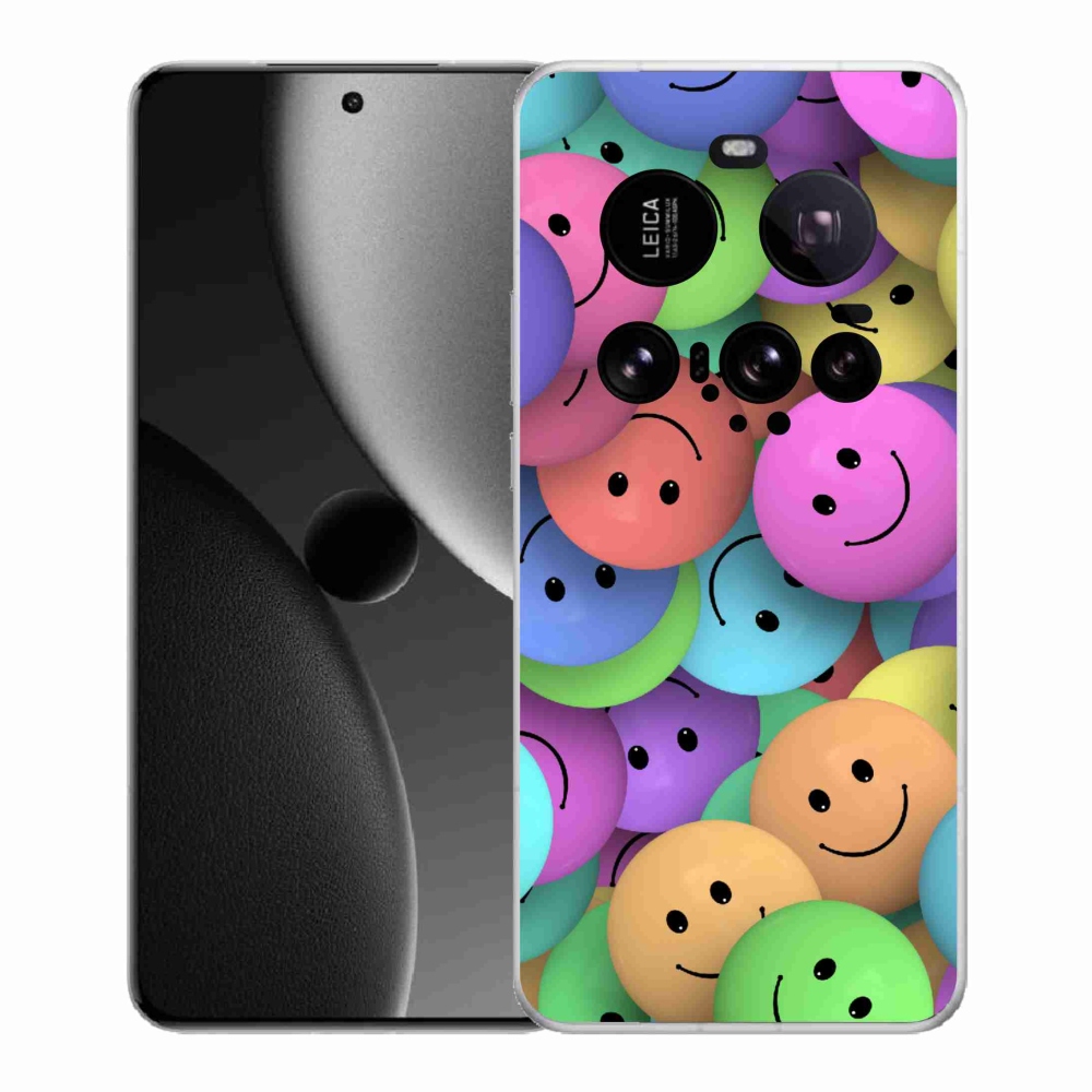 Gelový kryt mmCase na Xiaomi 15 Ultra - barevní smajlíci