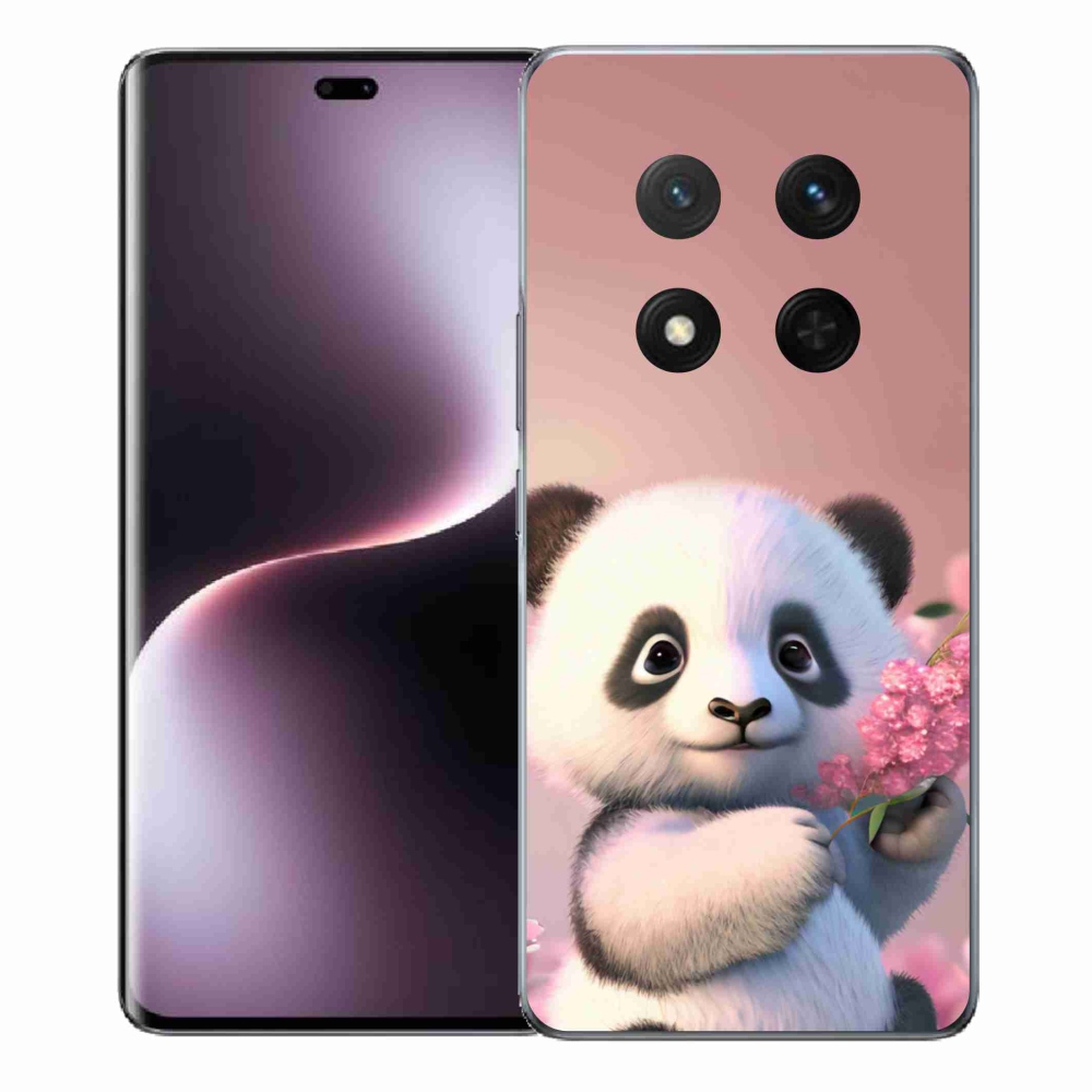 Gelový kryt mmCase na Honor Magic 7 Lite 5G - roztomilá panda