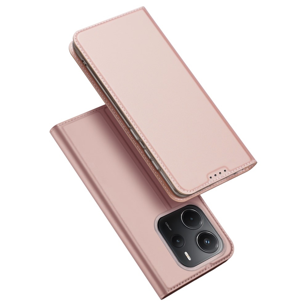 DUX knížkové pouzdro na Xiaomi Redmi Note 14 - růžovozlaté