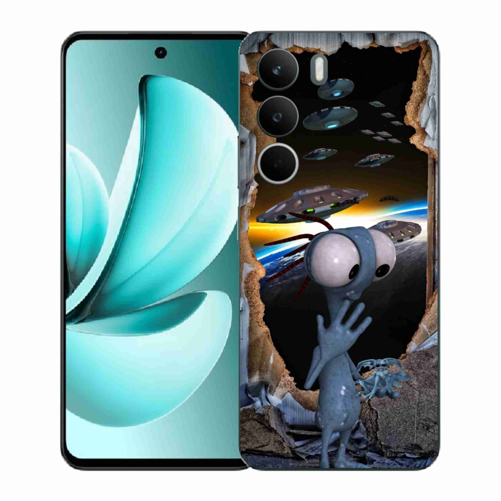 Gelový kryt mmCase na Realme C71 - mimozemšťan
