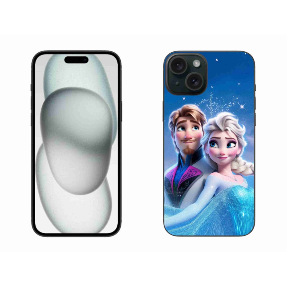 Gelový kryt mmCase na iPhone 15 Plus - ledové království 1