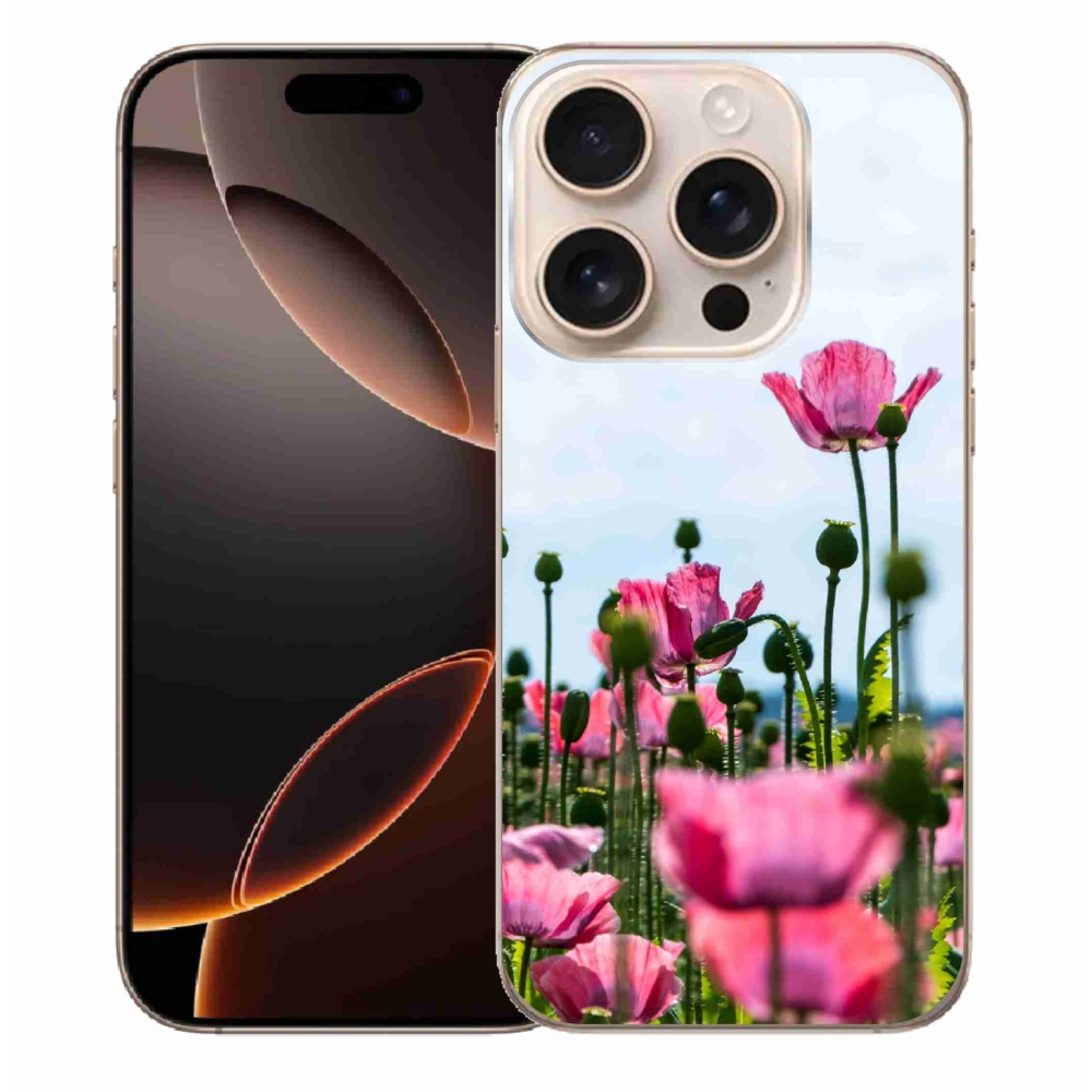 Gelový kryt mmCase na iPhone 16 Pro Max - vlčí mák