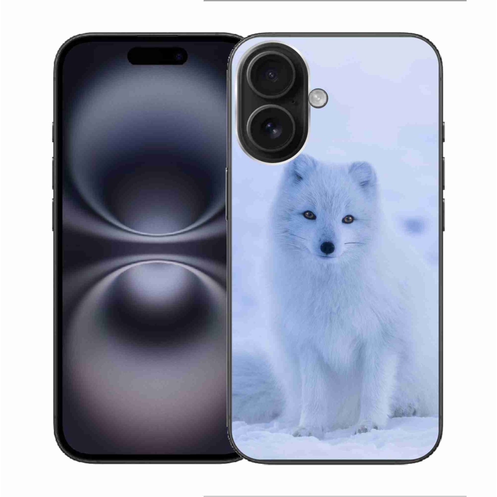 Gelový kryt mmCase na iPhone 16 - polární liška