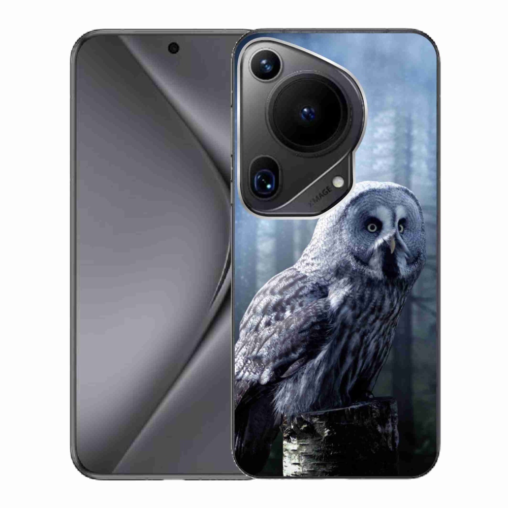 Gelový kryt mmCase na Huawei Pura 70 Ultra - sova
