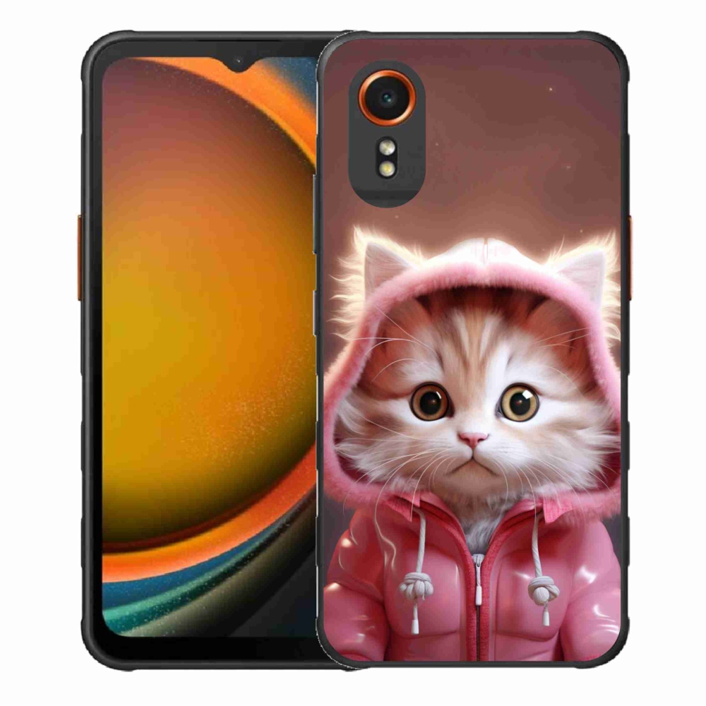 Gelový kryt mmCase na Samsung Galaxy Xcover 7 - roztomilé kotě 3