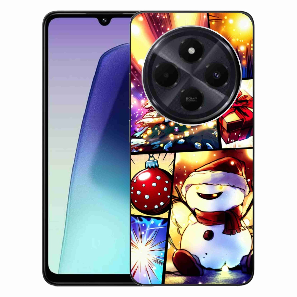 Gelový kryt mmCase na Xiaomi Redmi 14C/Poco C75 - vánoční motivy 1