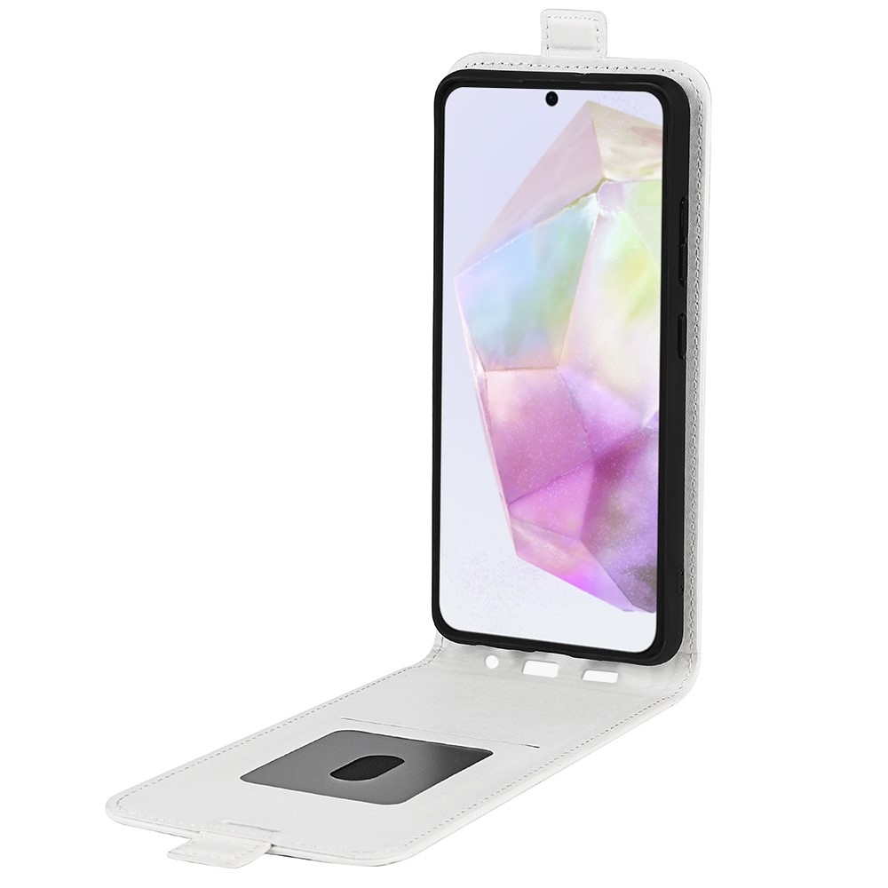 Vertical knížkové pouzdro na Samsung Galaxy A36 5G/A56 5G - bílé