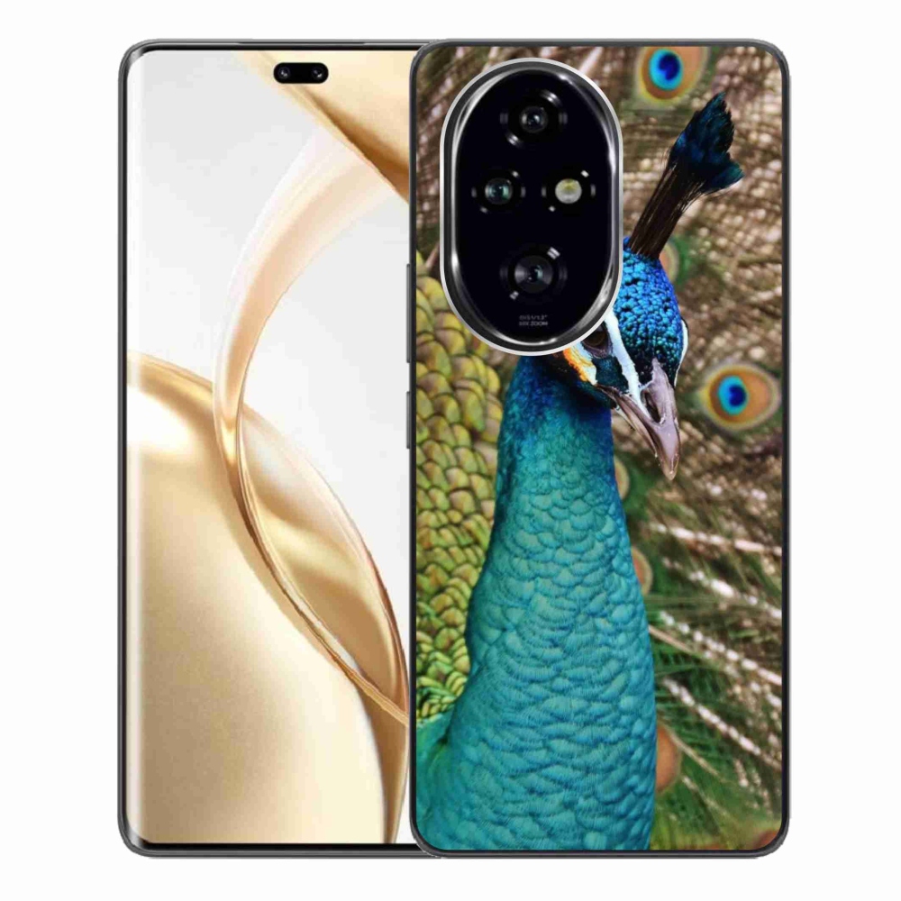 Gelový kryt mmCase na Honor 200 Pro 5G - páv