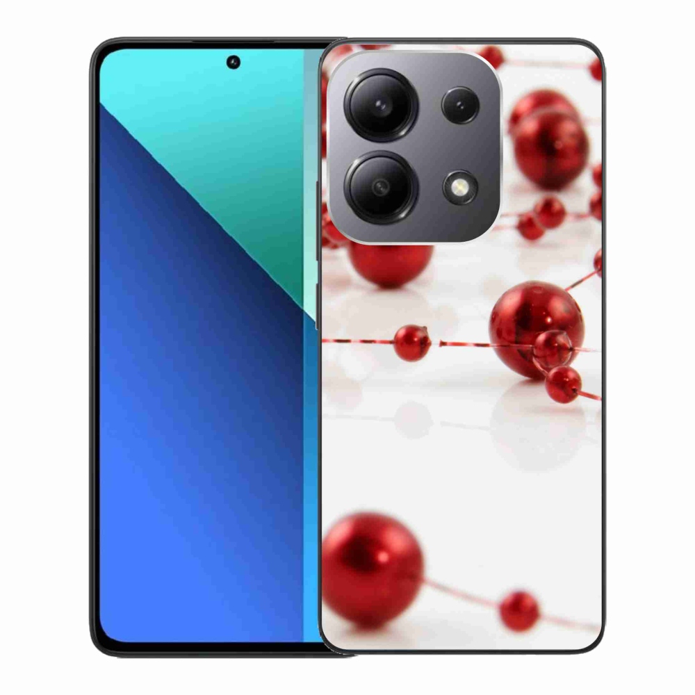 Gelový kryt mmCase na Xiaomi Redmi Note 13 - vánoční řetěz