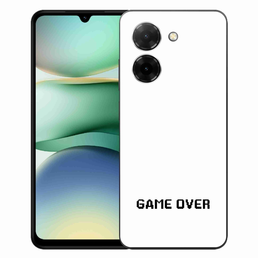Gelový kryt mmCase na Xiaomi Redmi A5 (173.45x79.35x8.45mm) - game over bílé pozadí