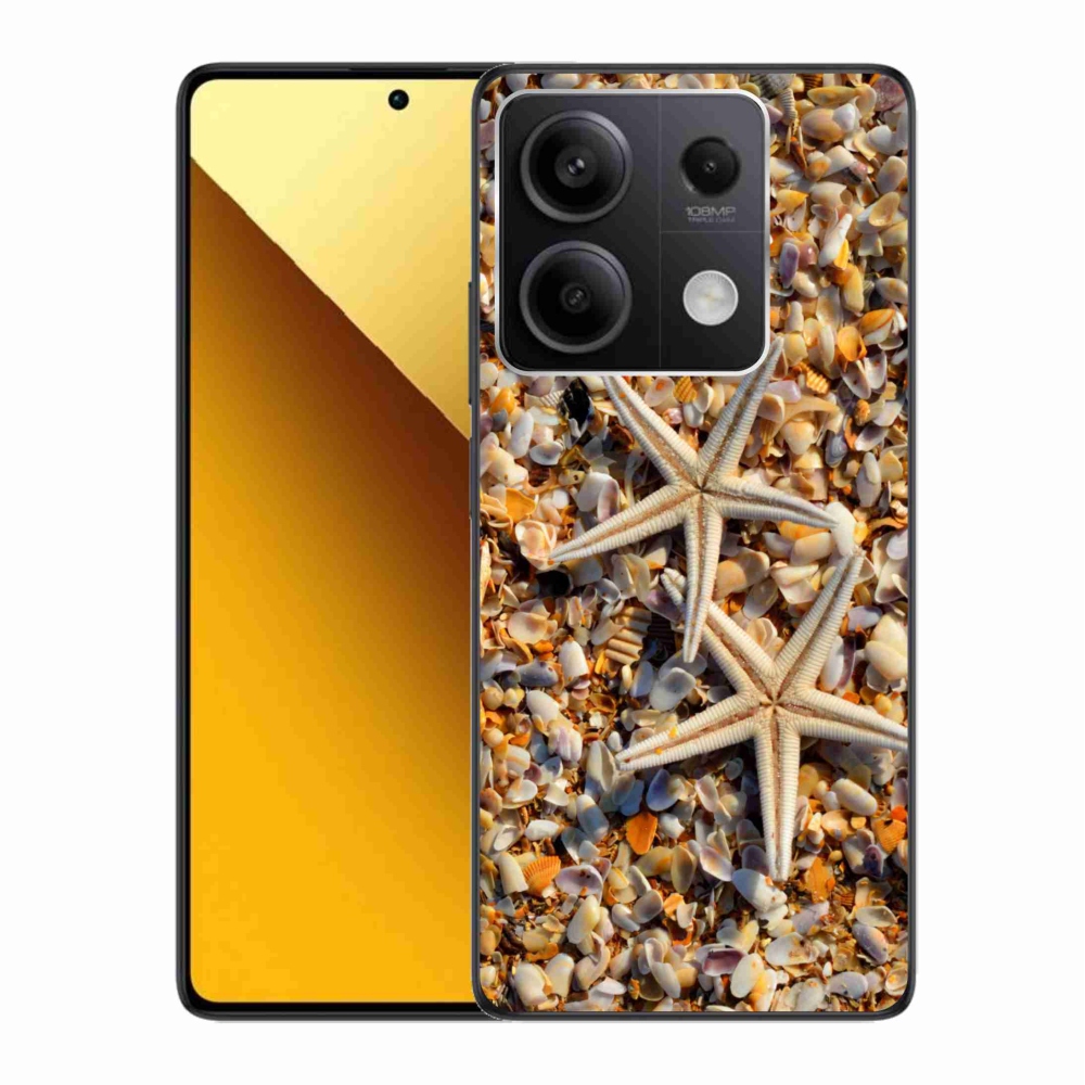 Gelový kryt mmCase na Xiaomi Redmi Note 13 5G - mořské hvězdice