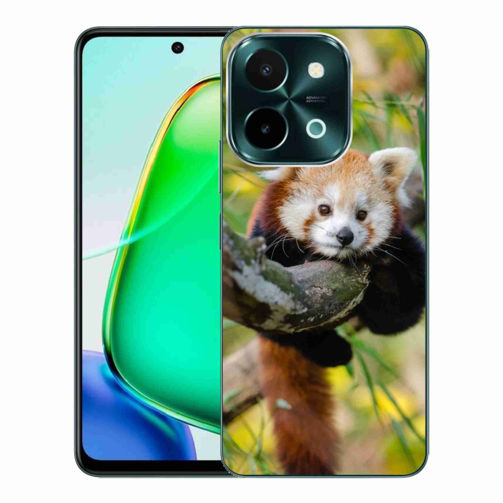 Gelový kryt mmCase na Vivo Y28 - panda červená