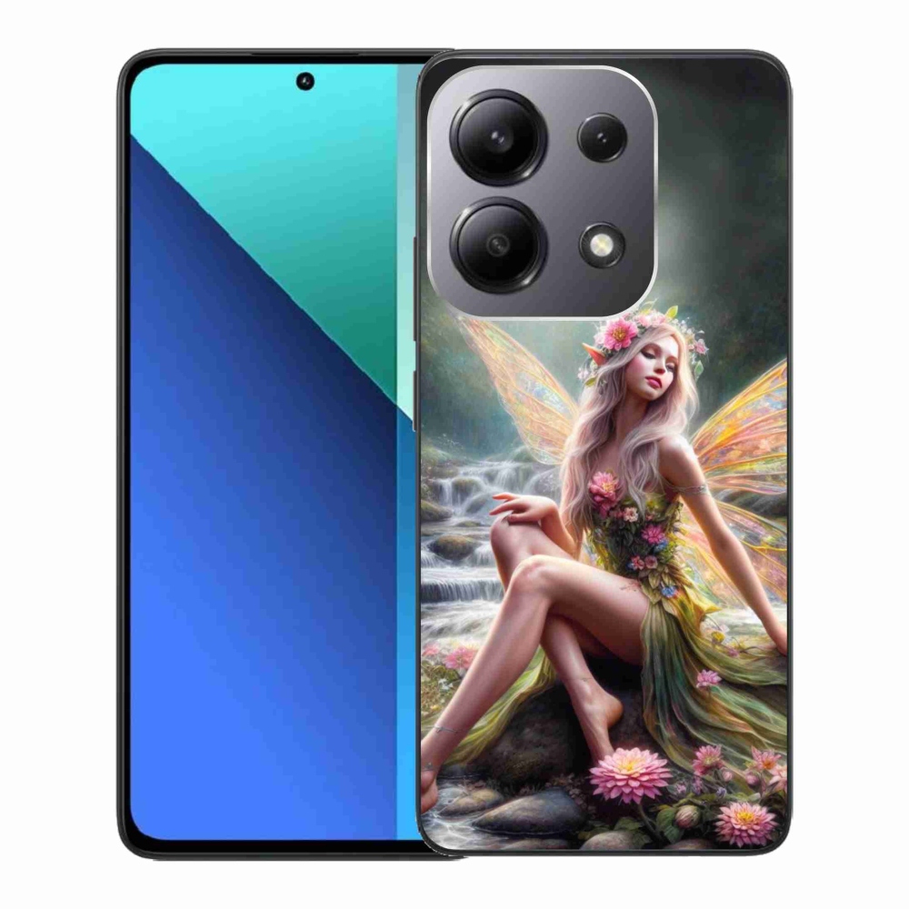 Gelový kryt mmCase na Xiaomi Redmi Note 13 - motýlí žena 1
