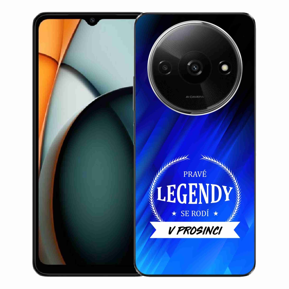 Gelový kryt mmCase na Xiaomi Redmi A3  - legendy v prosinci modré pozadí