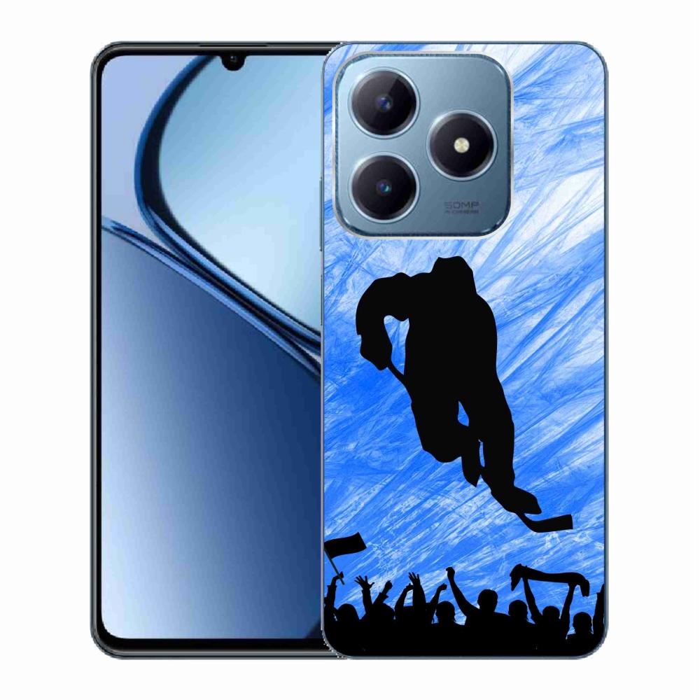 Gelový kryt mmCase na Realme C63 - hokejový hráč