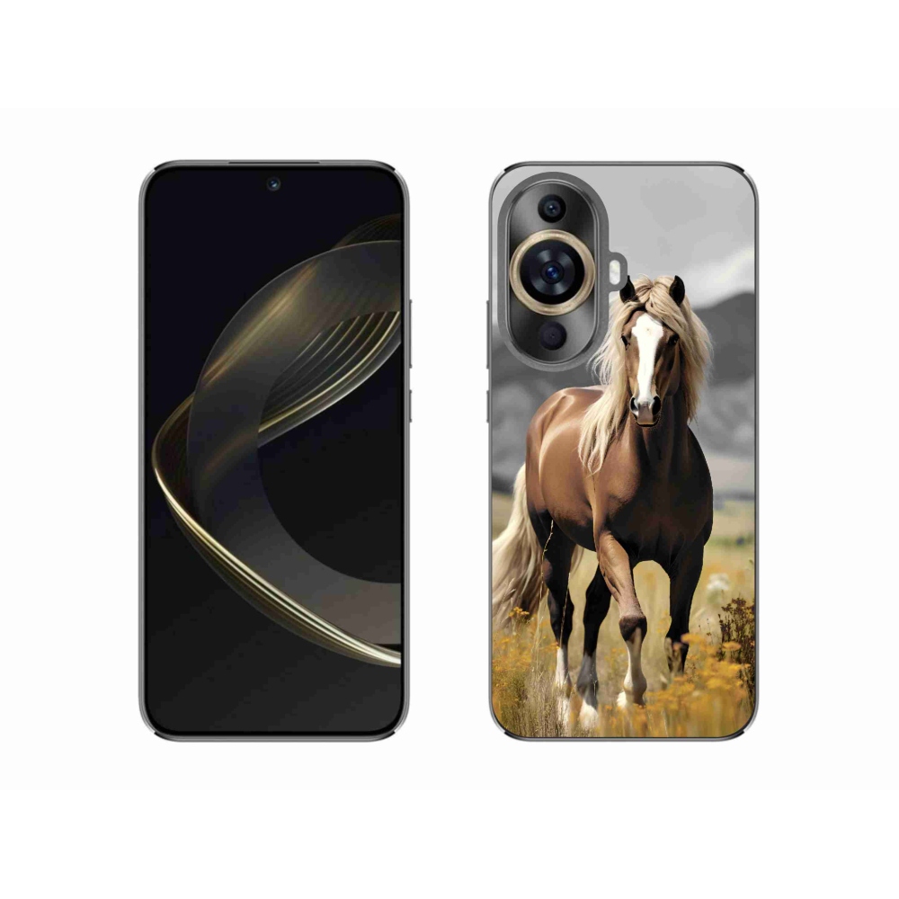 Gelový kryt mmCase na Huawei Nova 11 - hnědý kůň 1