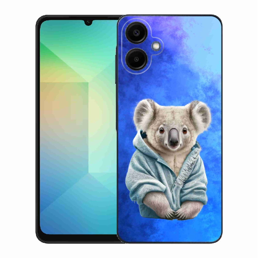 Gelový kryt mmCase na Samsung Galaxy A06 4G - koala ve svetru