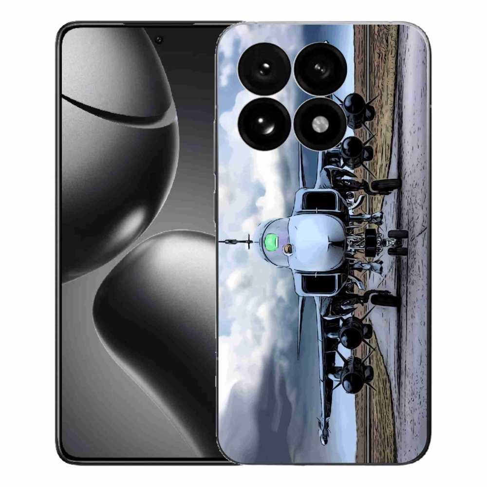 Gelový kryt mmCase na Xiaomi 15T - vojenské letadlo